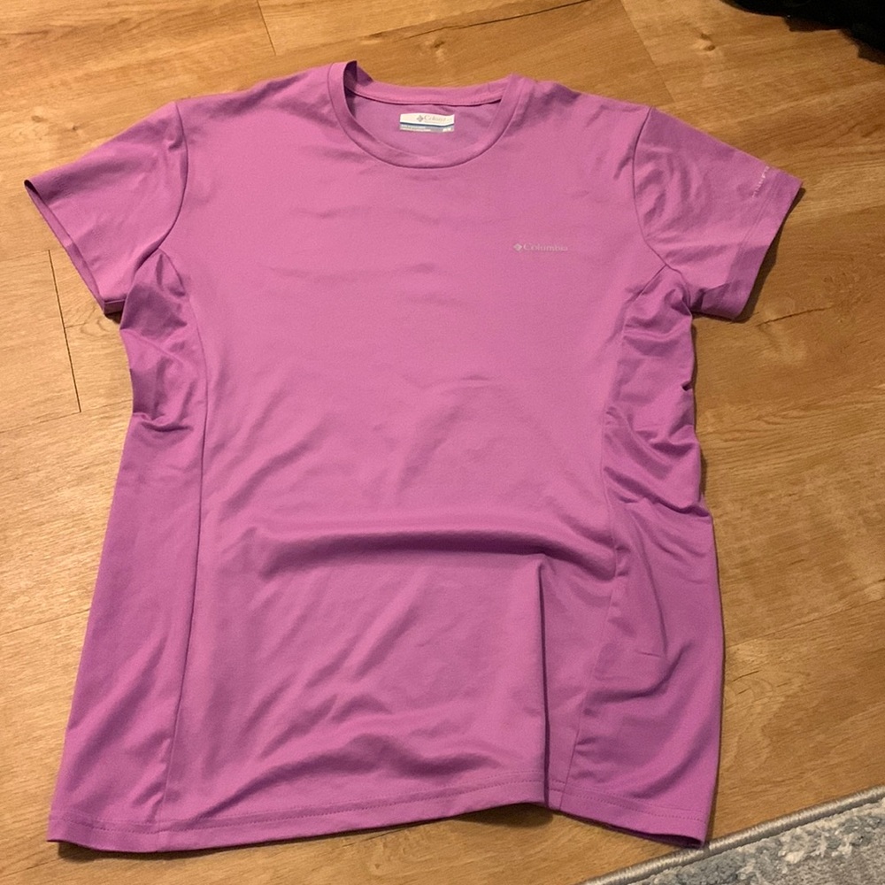 Purple zero rules short sleeve shirt